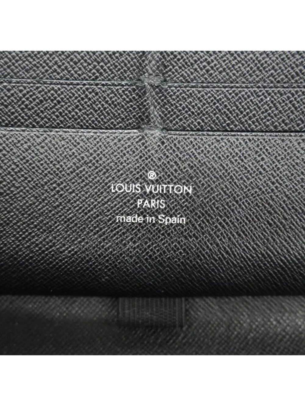 Louis Vuitton Wallet Damier Graphite Zippy Organizer Black Gray